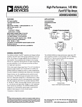 DataSheet AD8066 pdf
